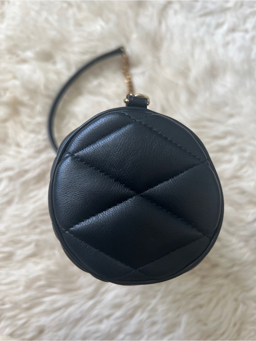 NIB YSL Saint Laurent Black Quilted Leather Tube Shoulder Bag with Gold Hardware - Picture 9 of 11